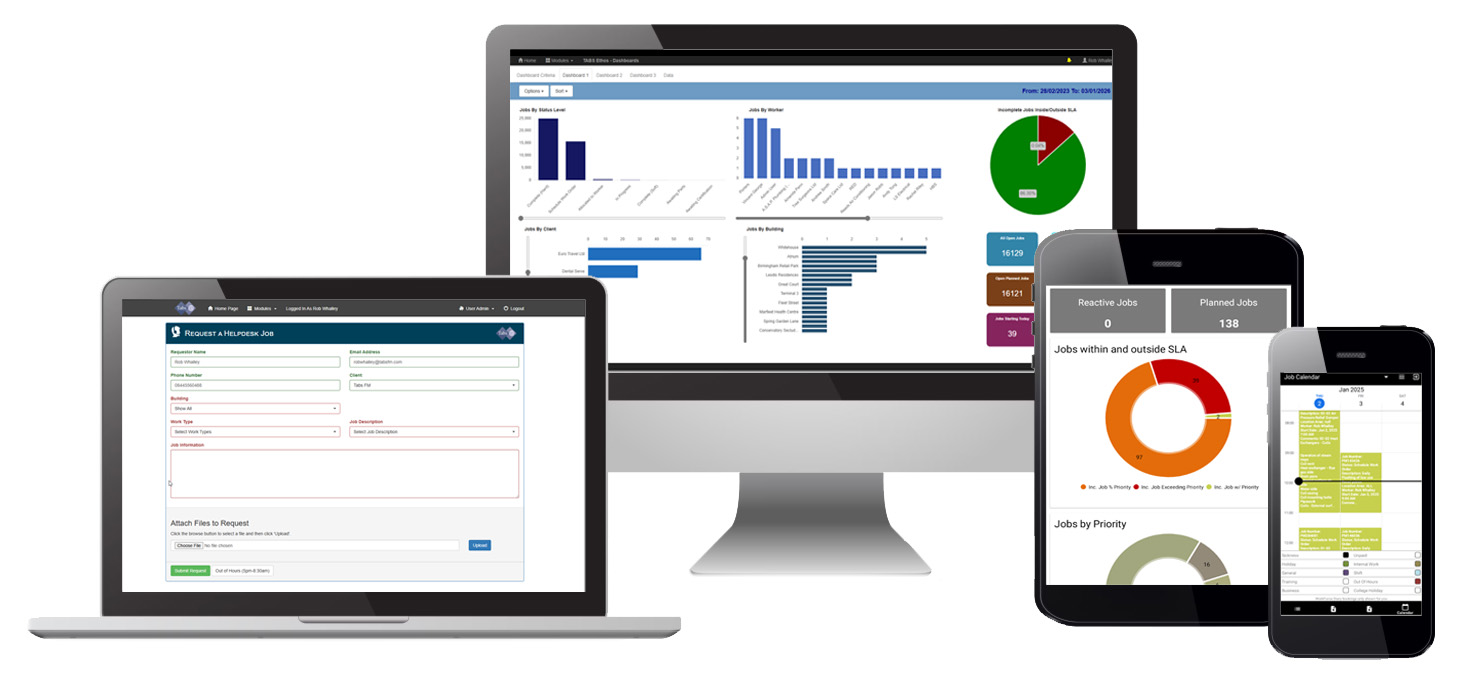 advanced CAFM & CMMS software for facilities and estates maintenance, compliance and safety management 