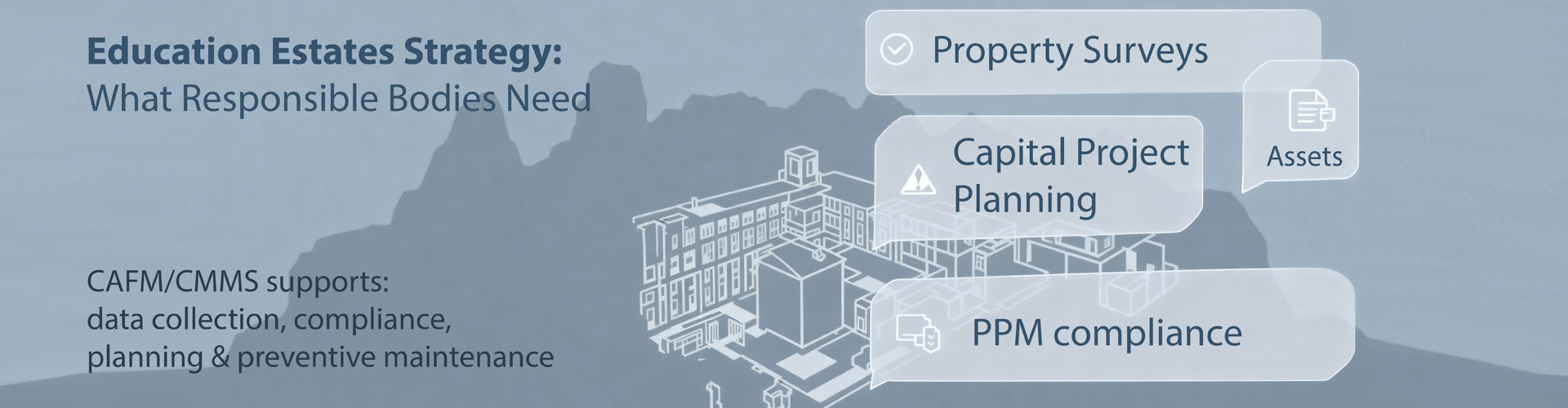 education estates strategy 2026 CAFM CMMS