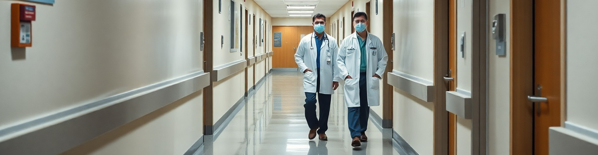 doctors completing a cleaning audit with CAFM software